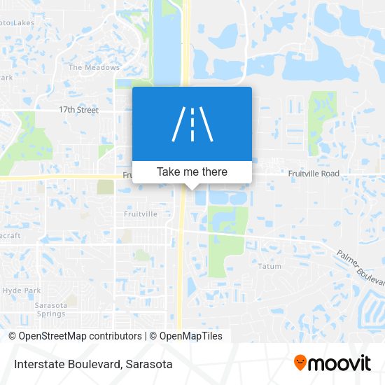 Interstate Boulevard map