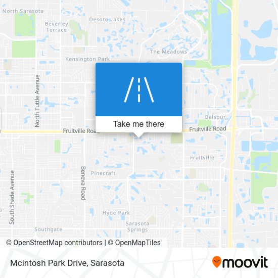 Mcintosh Park Drive map