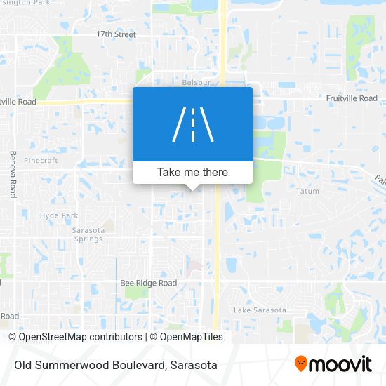 Old Summerwood Boulevard map