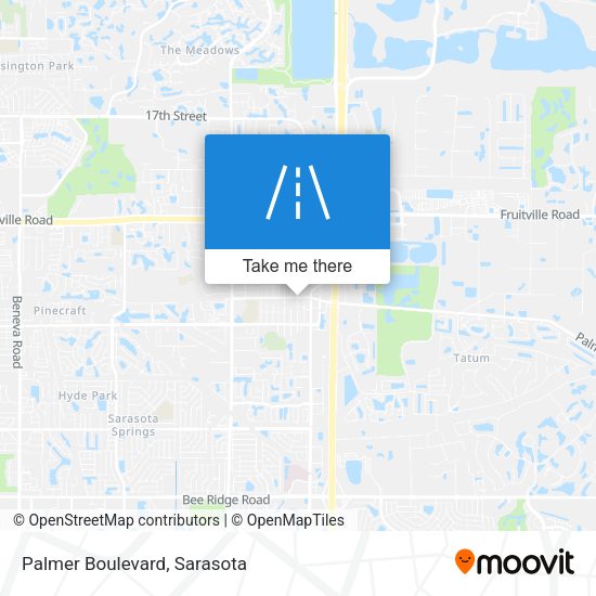Mapa de Palmer Boulevard