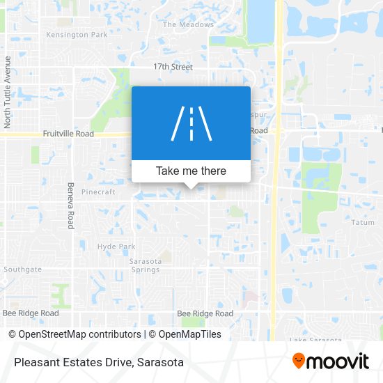 Pleasant Estates Drive map