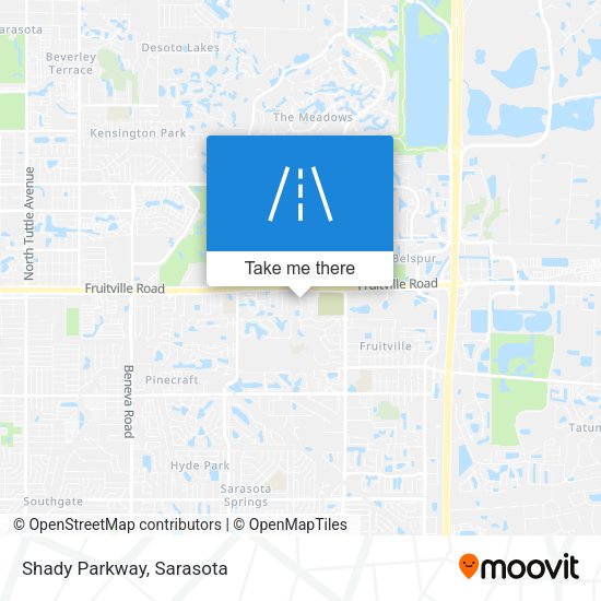 Mapa de Shady Parkway