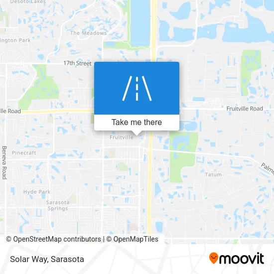 Solar Way map
