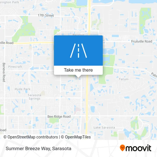 Summer Breeze Way map