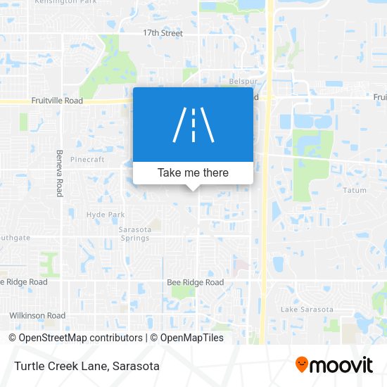 Turtle Creek Lane map