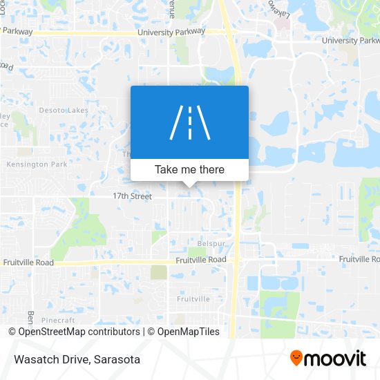 Mapa de Wasatch Drive
