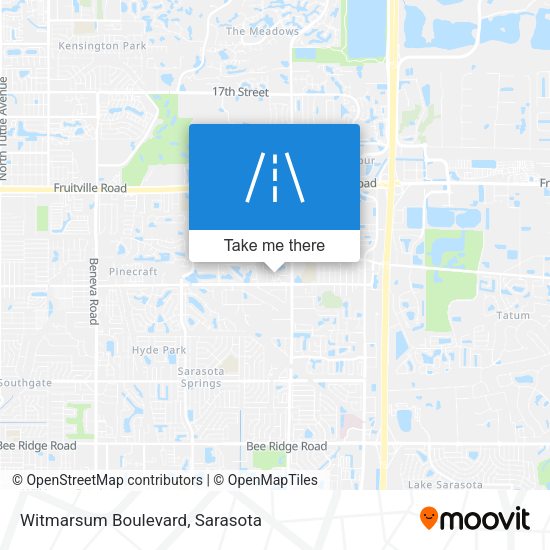 Mapa de Witmarsum Boulevard