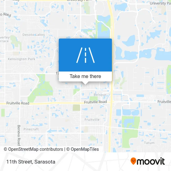 11th Street map