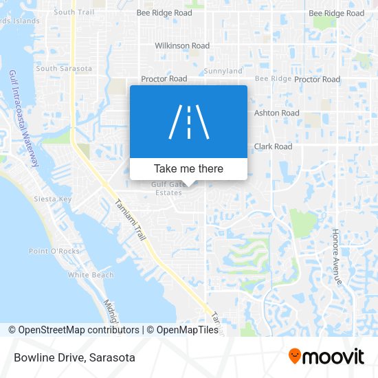 Mapa de Bowline Drive