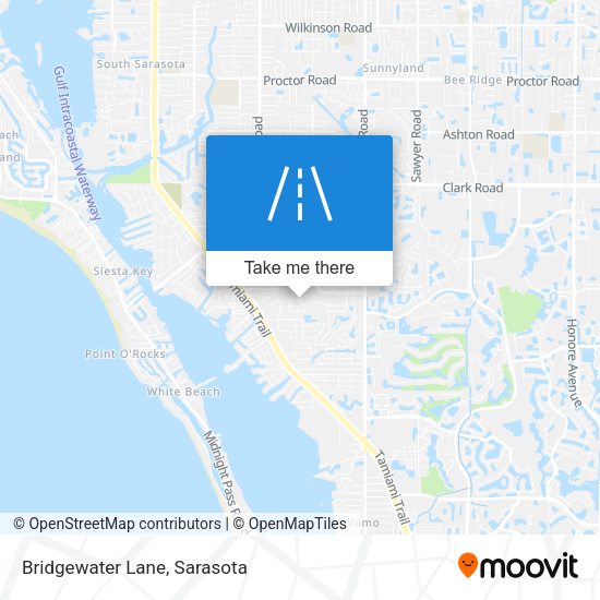 Mapa de Bridgewater Lane