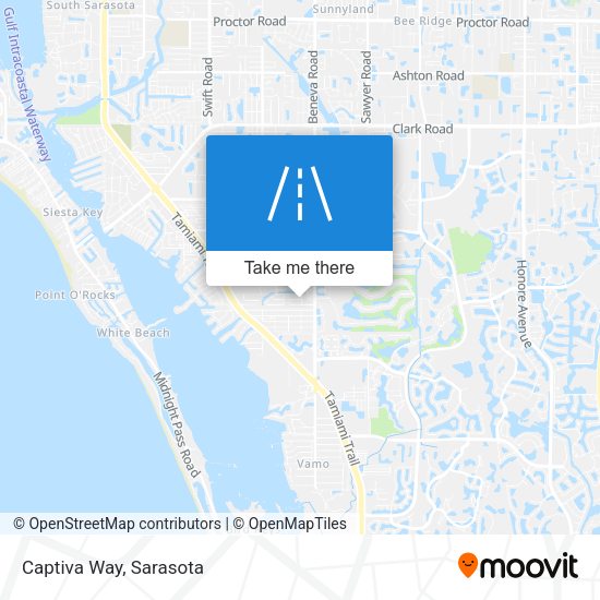 Captiva Way map