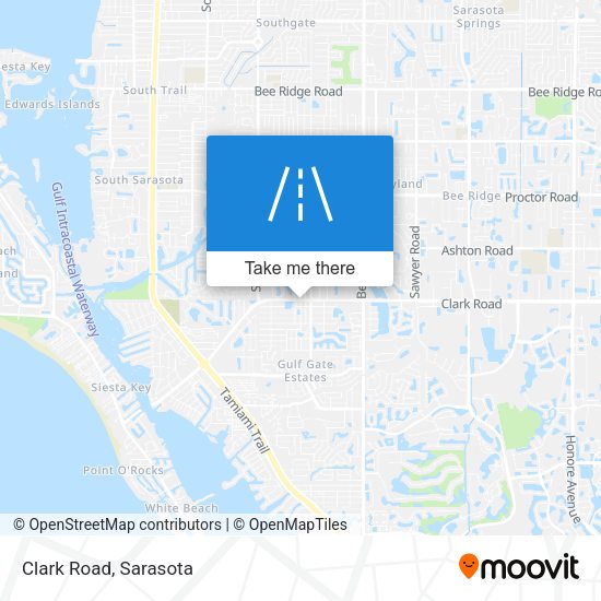 Mapa de Clark Road