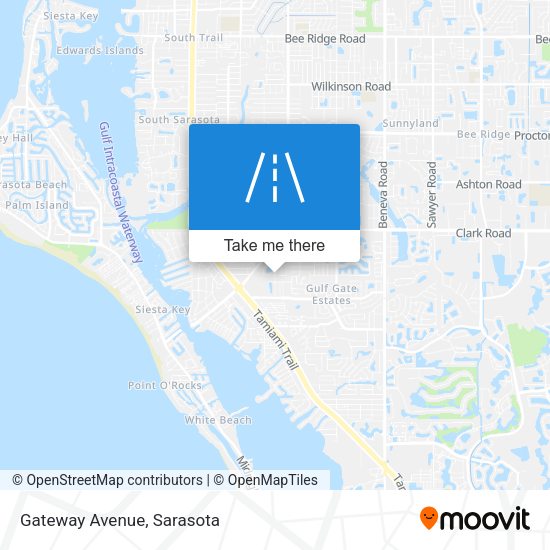 Mapa de Gateway Avenue