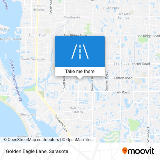 Golden Eagle Lane map