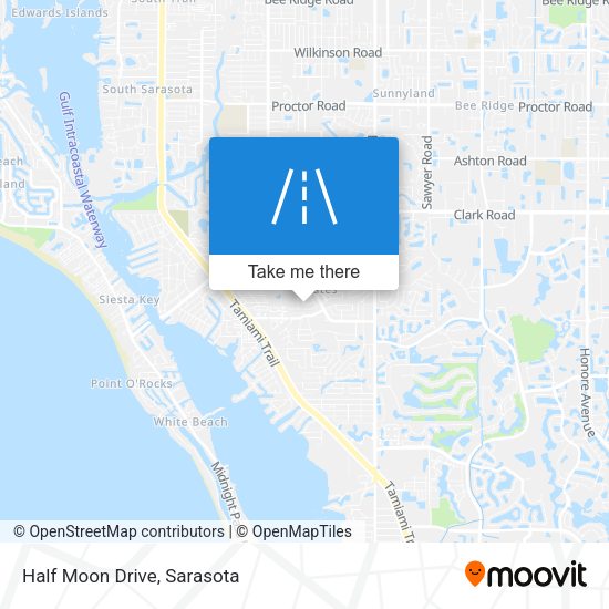 Mapa de Half Moon Drive