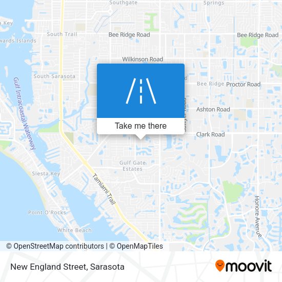 Mapa de New England Street