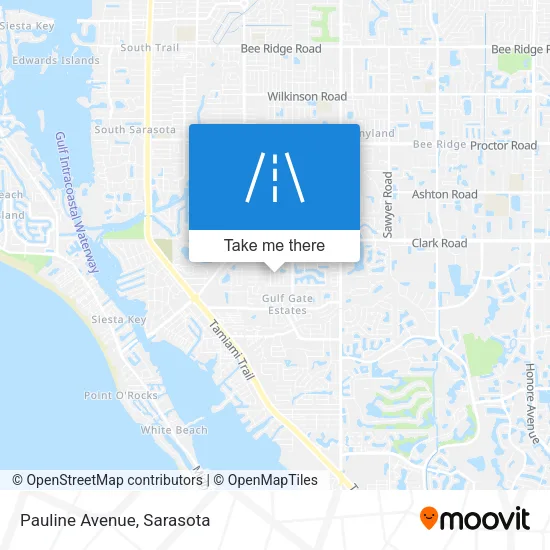 Pauline Avenue map
