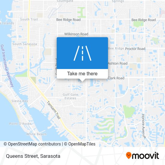 Queens Street map