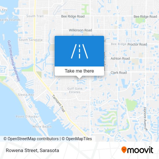 Mapa de Rowena Street