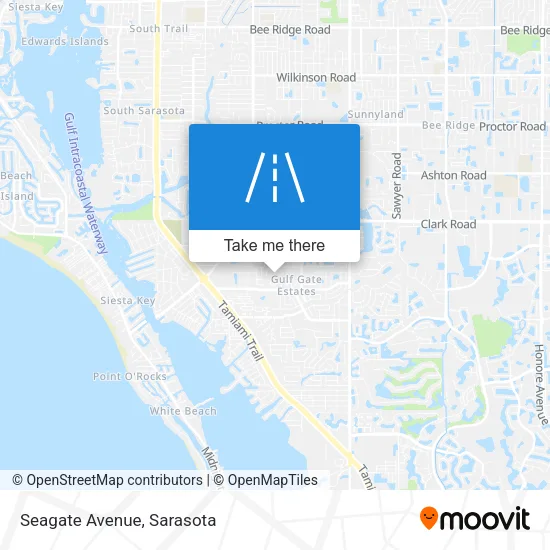Seagate Avenue map