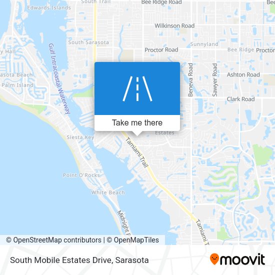South Mobile Estates Drive map