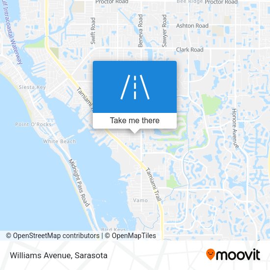 Mapa de Williams Avenue