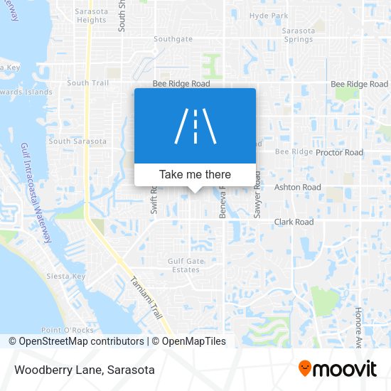 Mapa de Woodberry Lane