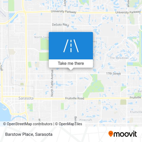 Barstow Place map