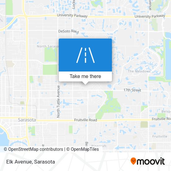 Mapa de Elk Avenue