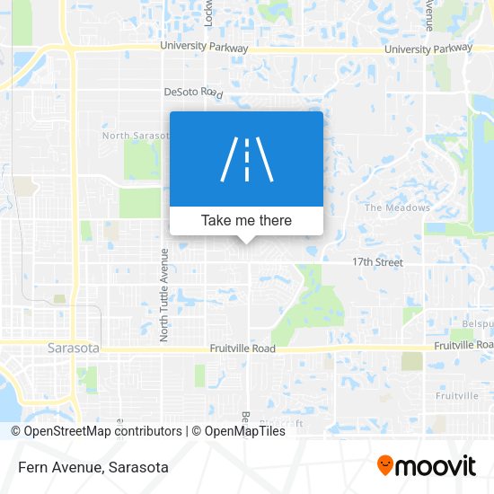 Mapa de Fern Avenue