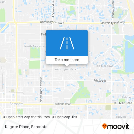 Kilgore Place map