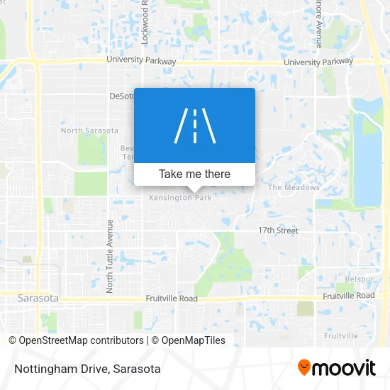 Mapa de Nottingham Drive