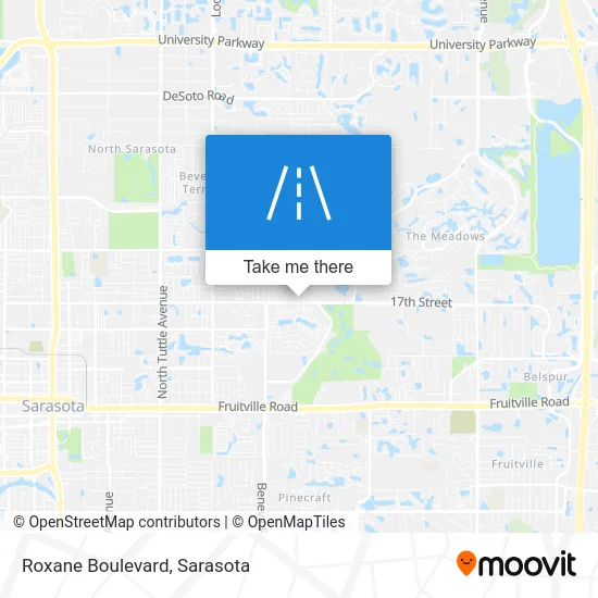 Roxane Boulevard map