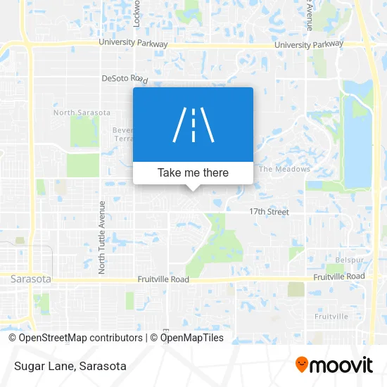 Sugar Lane map