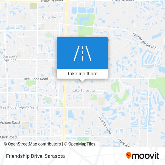 Mapa de Friendship Drive
