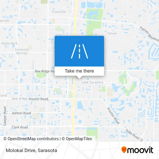 Mapa de Molokai Drive