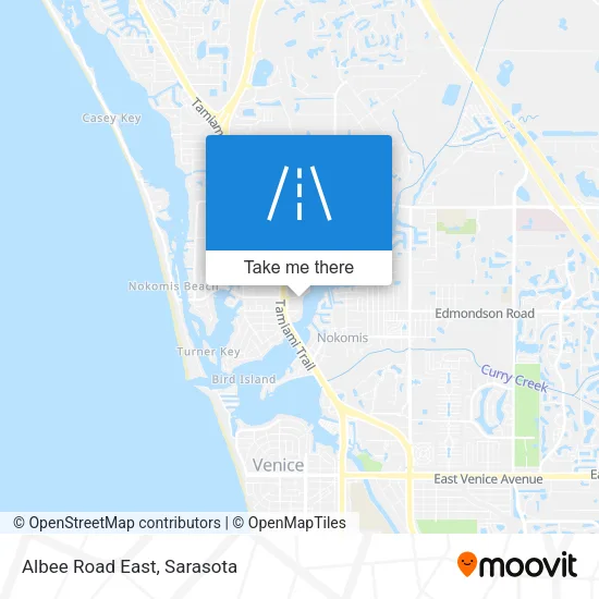 Albee Road East map