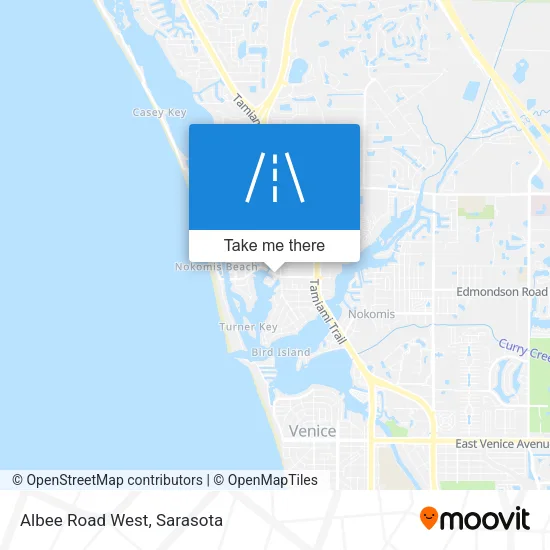 Albee Road West map