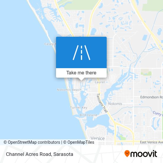 Channel Acres Road map