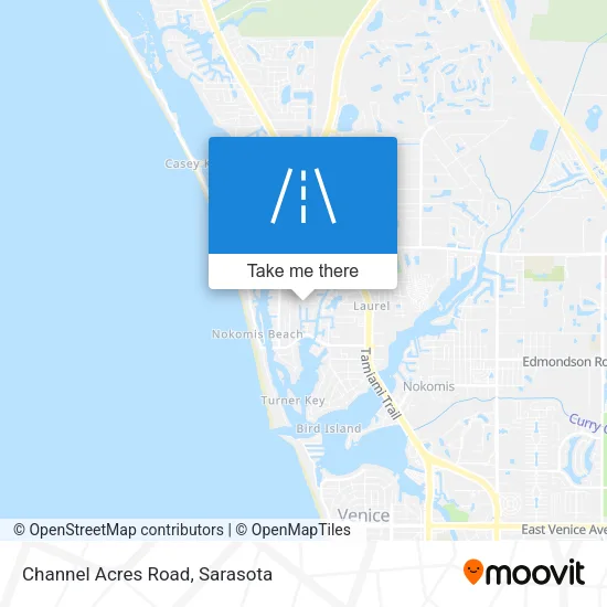 Channel Acres Road map