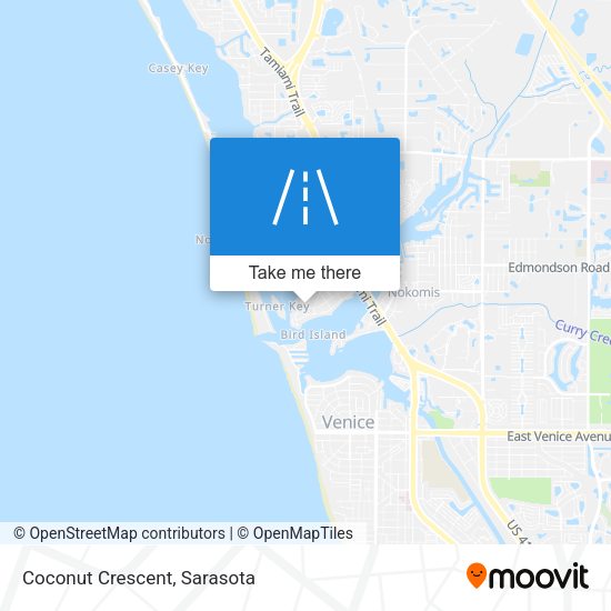 Mapa de Coconut Crescent