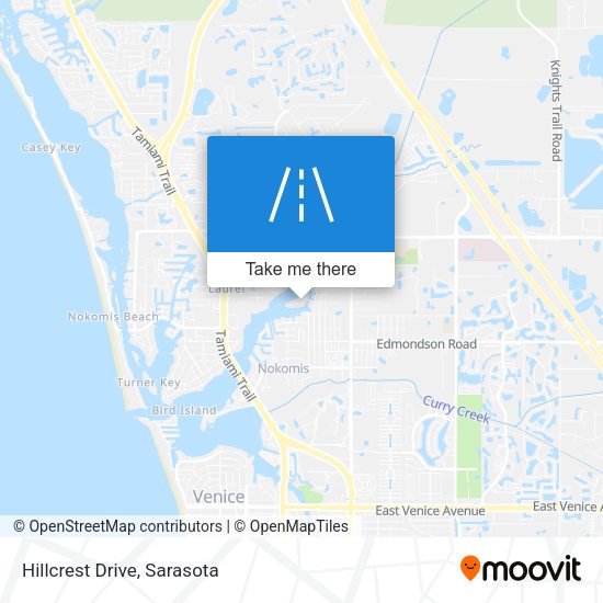 Mapa de Hillcrest Drive