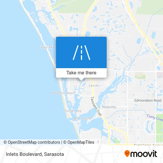 Inlets Boulevard map