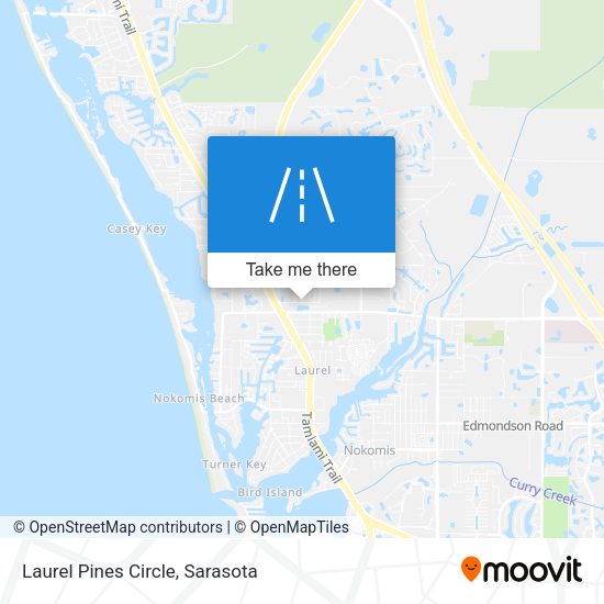Laurel Pines Circle map