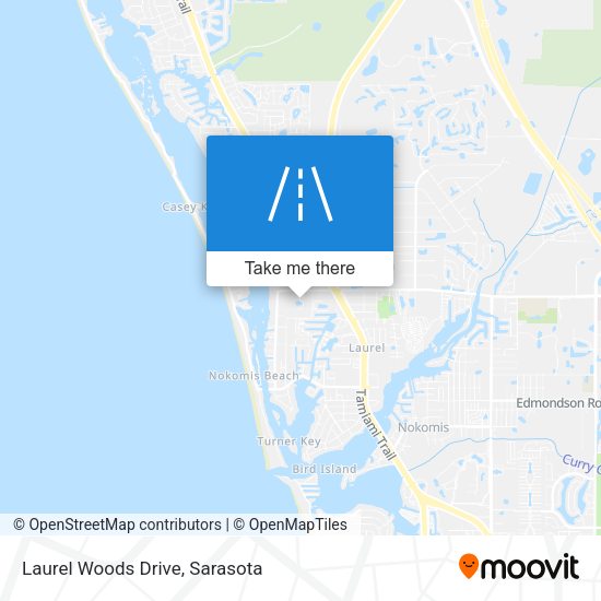 Laurel Woods Drive map