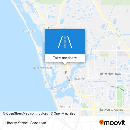 Mapa de Liberty Street