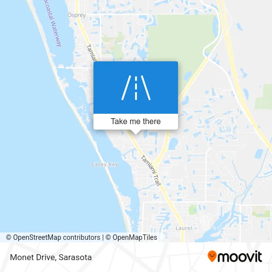 Monet Drive map