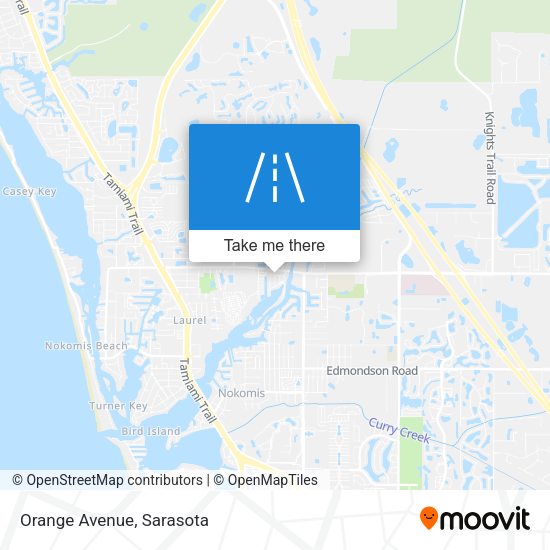 Mapa de Orange Avenue