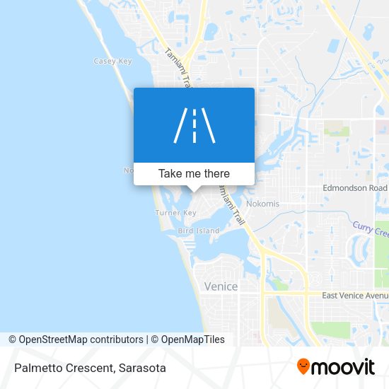 Mapa de Palmetto Crescent
