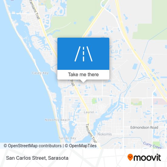 San Carlos Street map